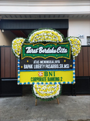 Papan Bunga Duka di Yawosi