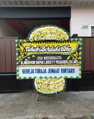 Papan Bunga Duka di Yawosi