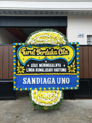 Papan Bunga Duka di Yawosi