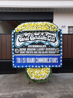 Papan Bunga Duka di Yawosi